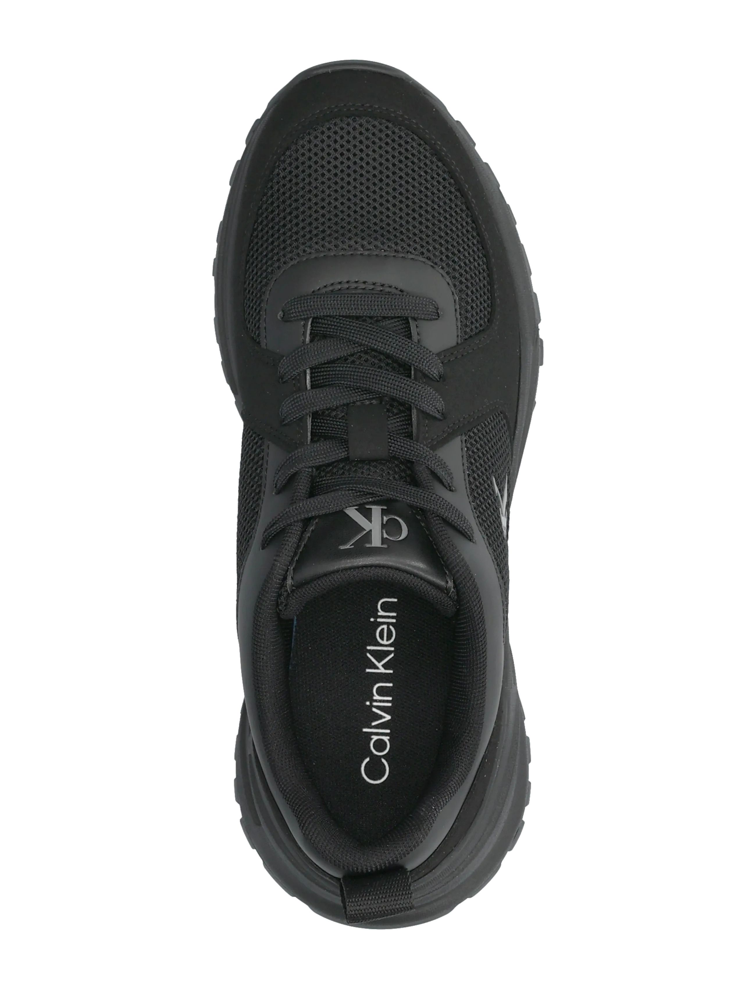 Calvin Klein - HIKE RUNNER LACE UP SU MESH WMN - lave sneakers - triple black - 3