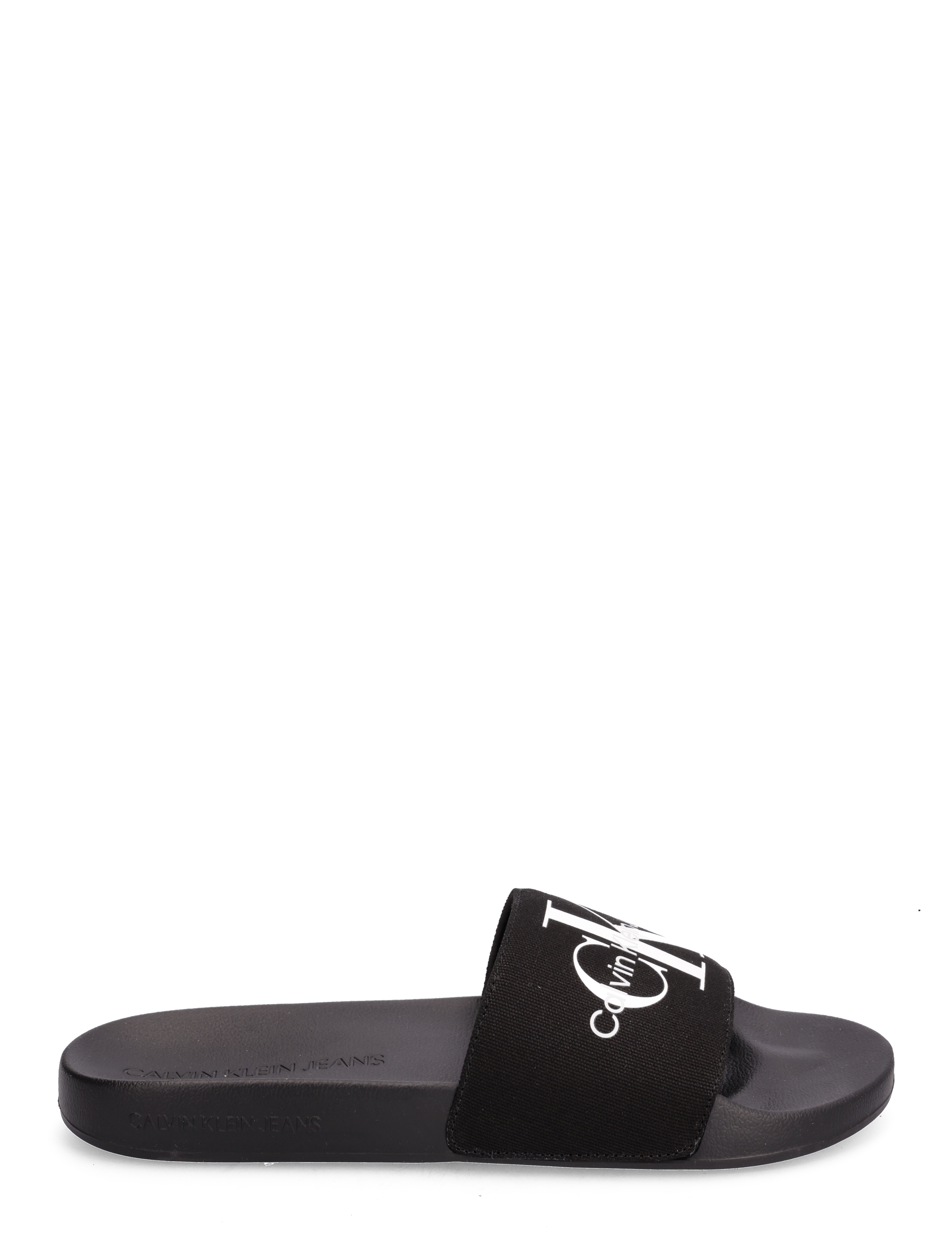 Calvin Klein - SLIDE MONOGRAM CO - black - 1