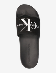 Calvin Klein - SLIDE MONOGRAM CO - sandals - black - 3
