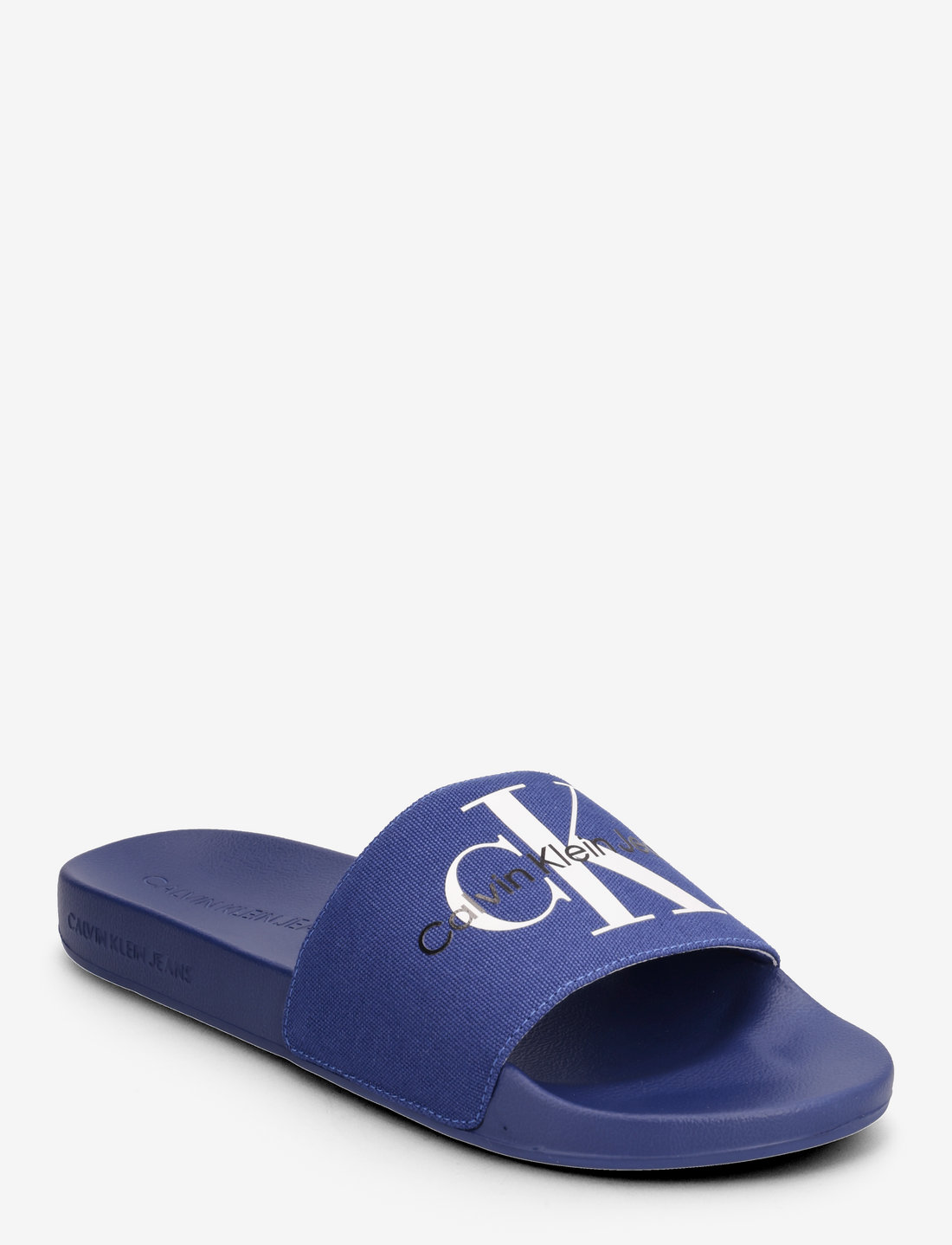 Calvin klein viggo hot sale logo sliders in white