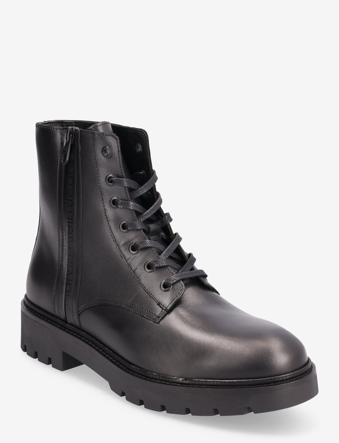 Calvin Klein Combat Mid Laceup Boot W Zip Veter schoenen Boozt