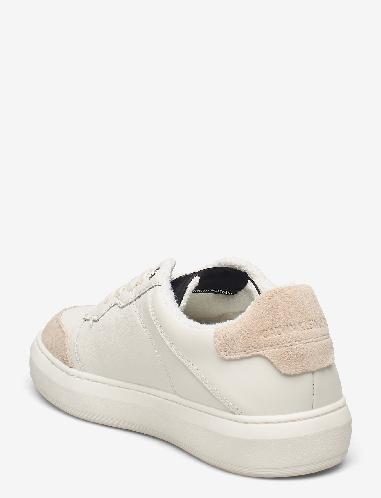 Calvin Klein - CUPSOLE LACEUP CASUAL WARM - cream / black - 2