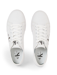 Calvin Klein - ESS VULCANIZED LOW LACEUP CS ML - låga sneakers - white - 7