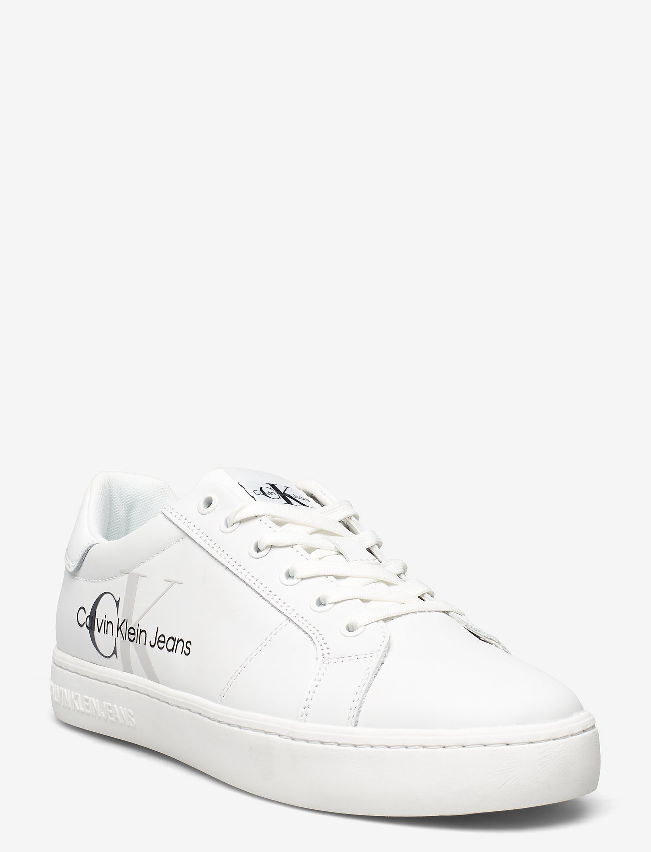 Calvin Klein - CUPSOLE LACEUP SNEAKER LOGO - bright white - 0