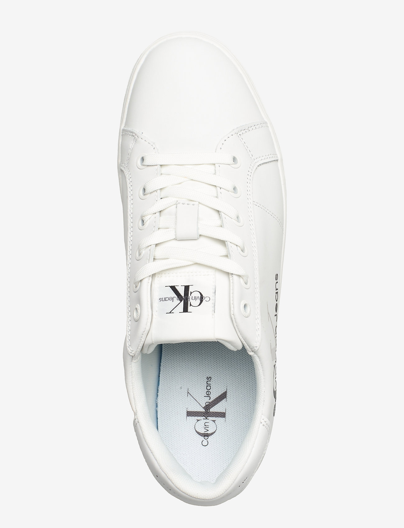 Calvin Klein - CUPSOLE LACEUP SNEAKER LOGO - bright white - 3