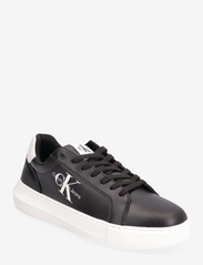 Calvin Klein - CHUNKY CUPSOLE MONO LTH - lave sneakers - black/white - 0