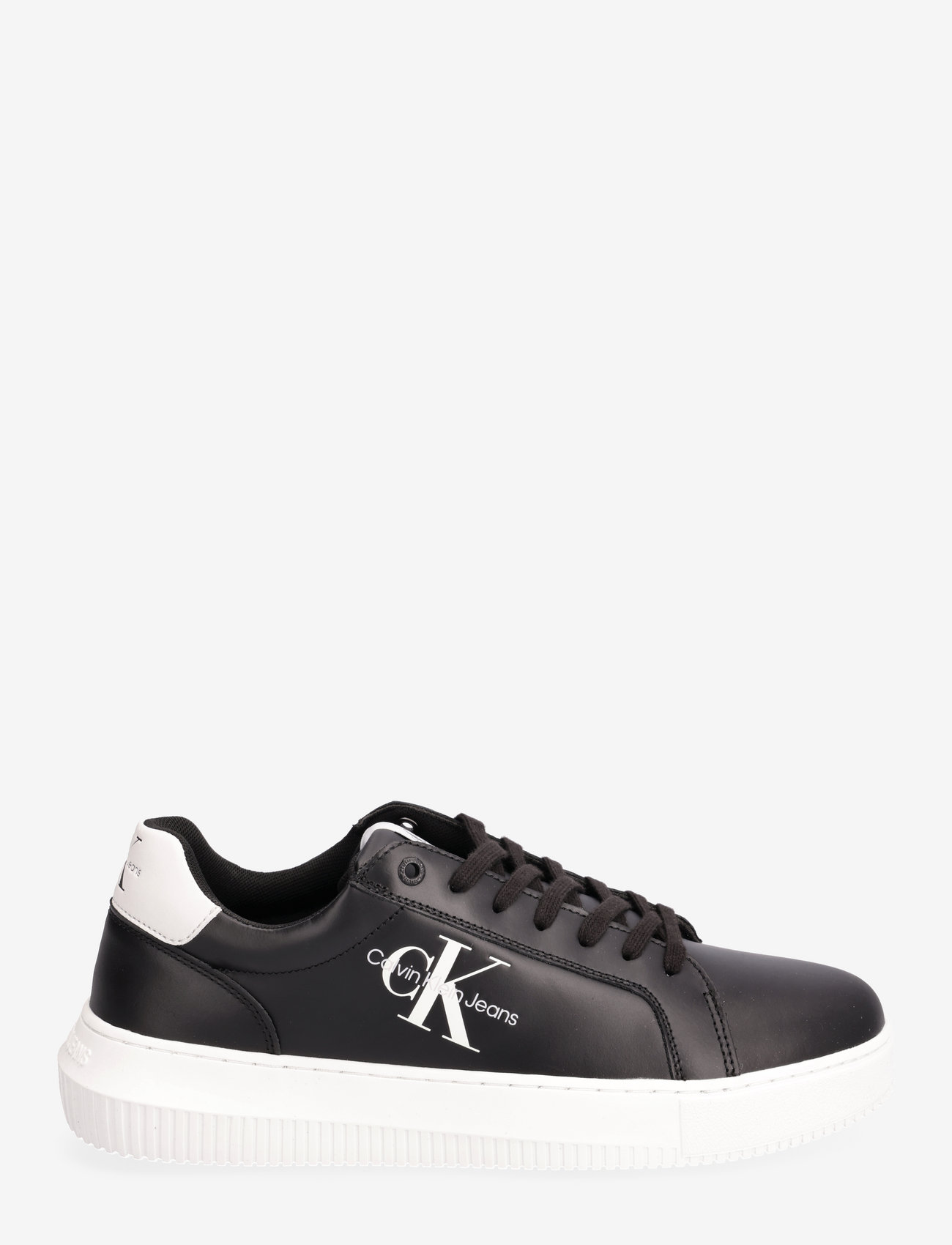 Calvin Klein - CHUNKY CUPSOLE MONO LTH - lave sneakers - black/white - 1