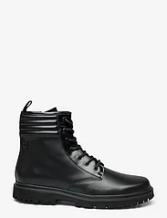 Calvin Klein - EVA MID LACEUP BOOT LTH - veter schoenen - triple black - 1