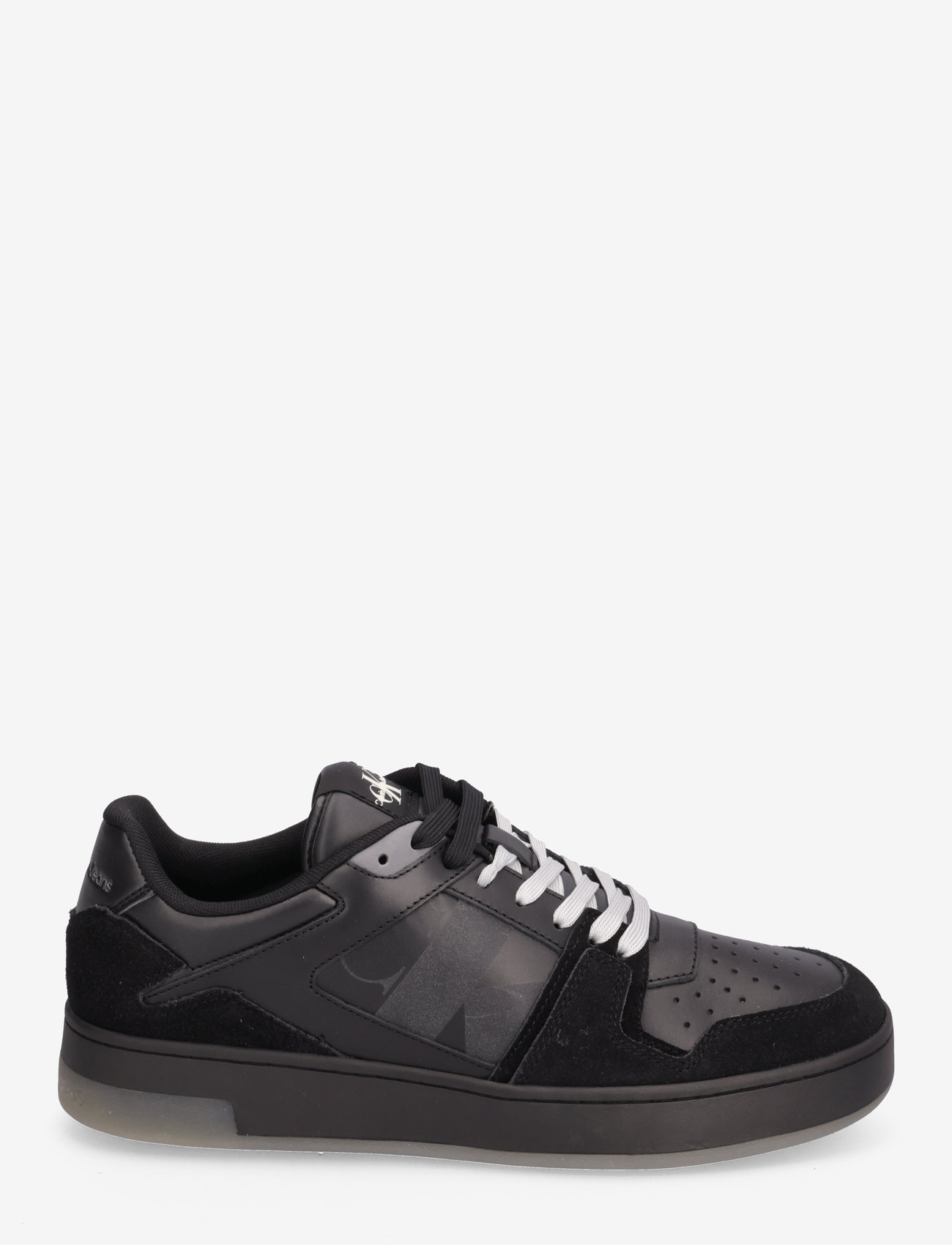 Calvin Klein - BASKET CUPSOLE LOW LTH NBS LUM - lave sneakers - black/luminescent - 1