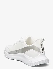 Calvin Klein - EVA RUNNER LOWLACEUP MIX IN MR - låga sneakers - triple bright white/silver - 2