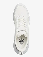 Calvin Klein - EVA RUNNER LOWLACEUP MIX IN MR - låga sneakers - triple bright white/silver - 4