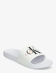Calvin Klein - CAP_PRIDE SLIDE - sandals - bright white - 0