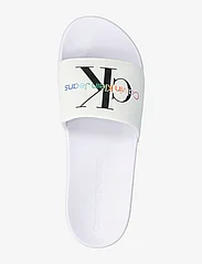 Calvin Klein - CAP_PRIDE SLIDE - sandals - bright white - 2