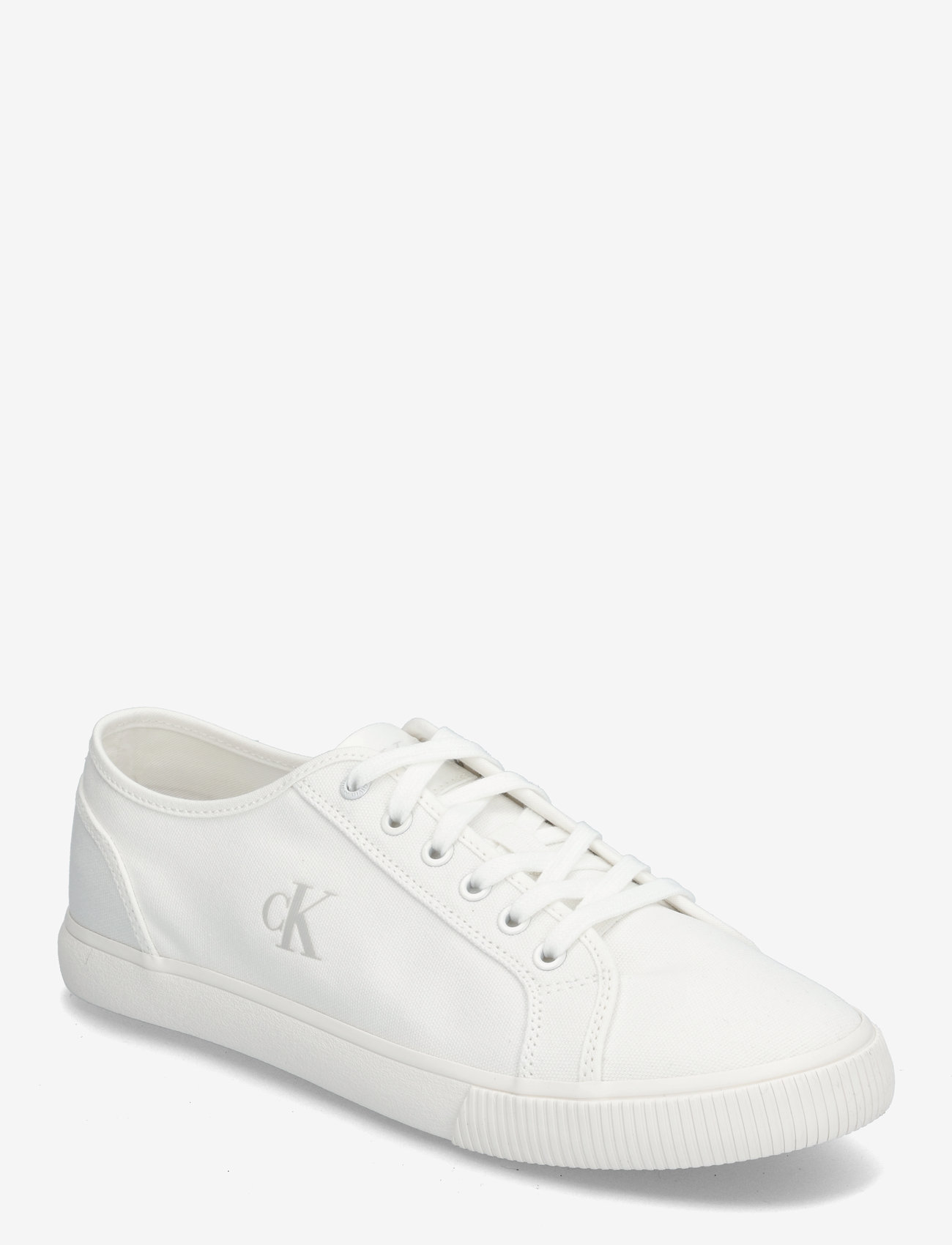 Calvin Klein - ESS VULC LOW MG CANVAS - triple bright white - 0