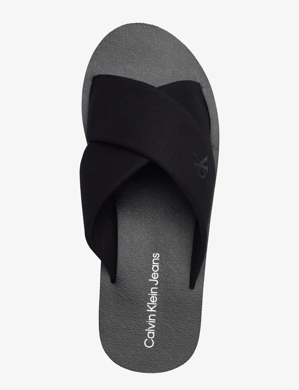 Calvin Klein - CROSS SANDAL CRXS TX - sandaalid - triple black - 3