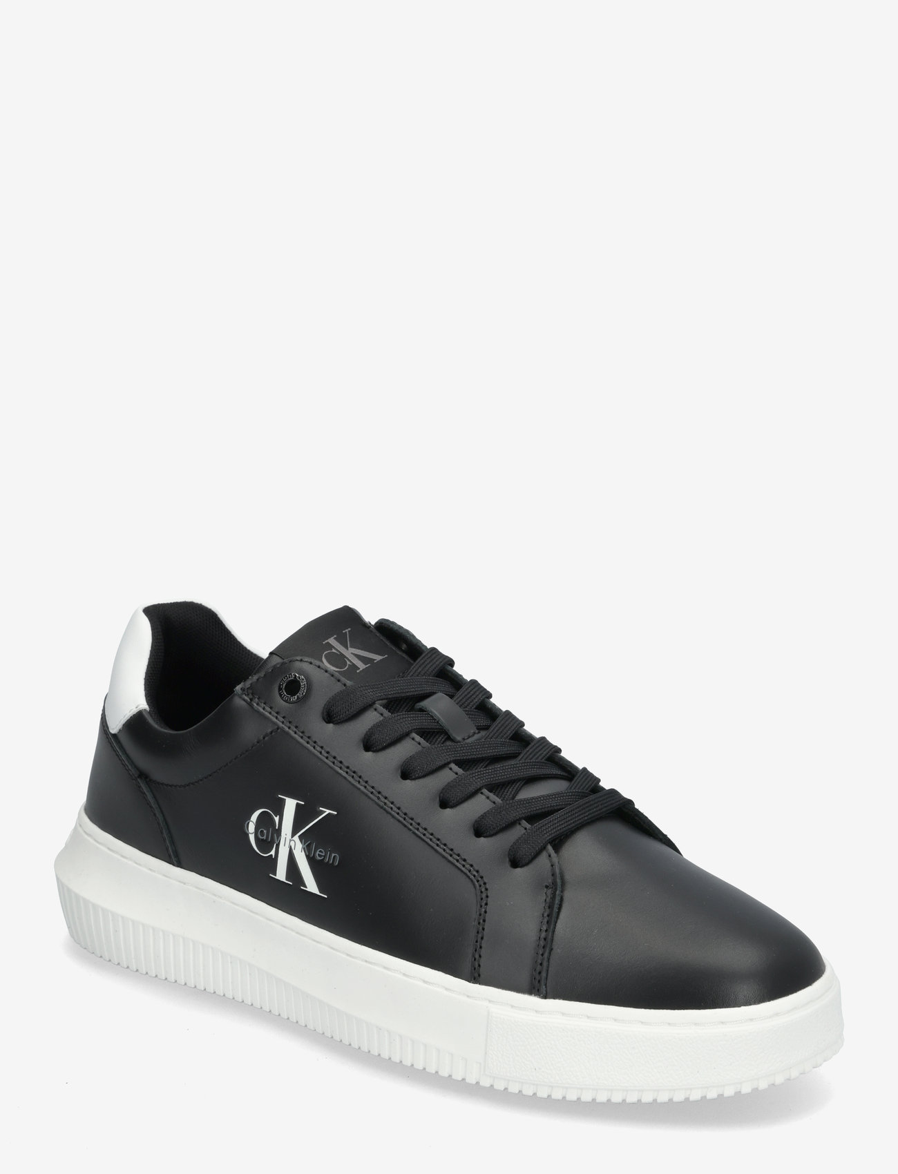 Calvin Klein - CHUNKY CUPSOLE MONO LTH - lave sneakers - black/bright white - 0