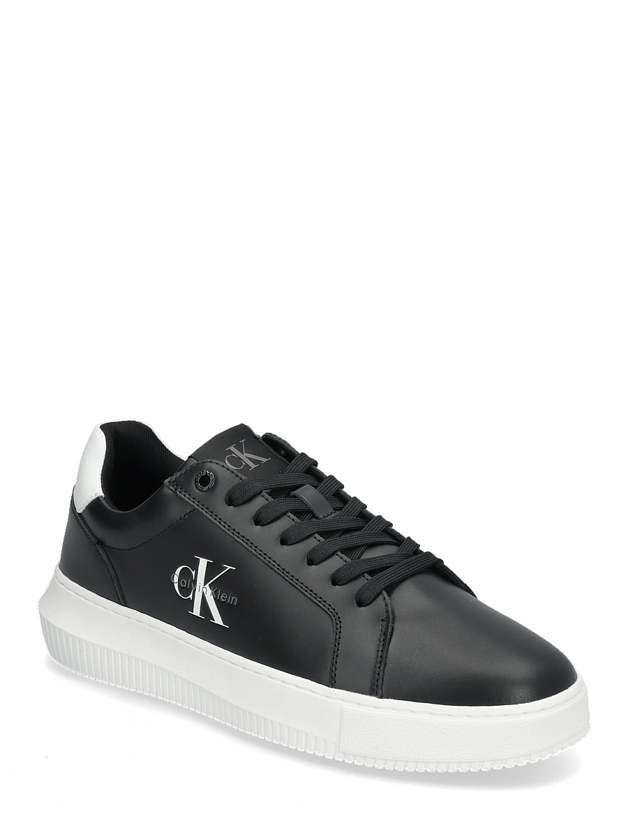Calvin Klein - CHUNKY CUPSOLE MONO LTH - sneakers - black bright white - 0