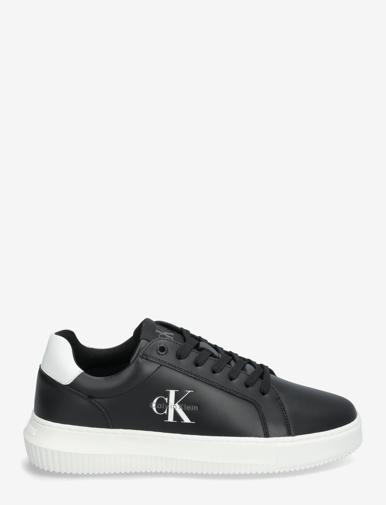 Calvin Klein - CHUNKY CUPSOLE MONO LTH - lave sneakers - black/bright white - 1