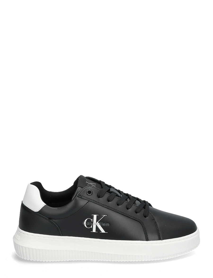 Calvin Klein - CHUNKY CUPSOLE MONO LTH - sneakers - black bright white - 1