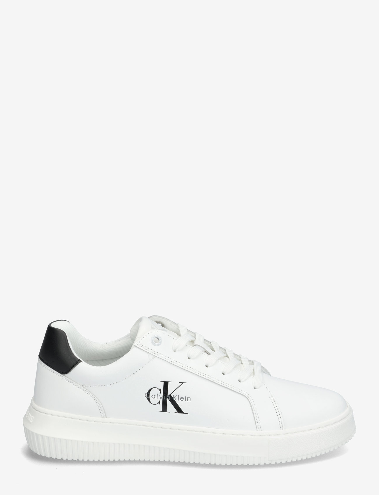Calvin Klein - CHUNKY CUPSOLE MONO LTH - niedriger schnitt - bright white/black - 1