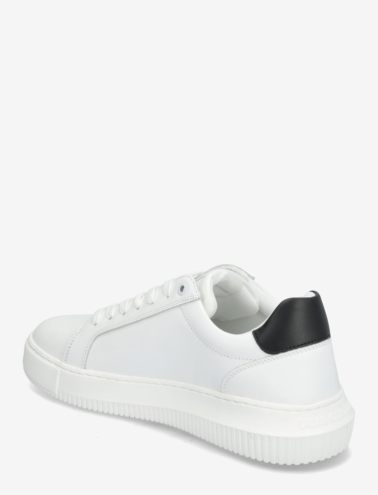 Calvin Klein - CHUNKY CUPSOLE MONO LTH - niedriger schnitt - bright white/black - 2