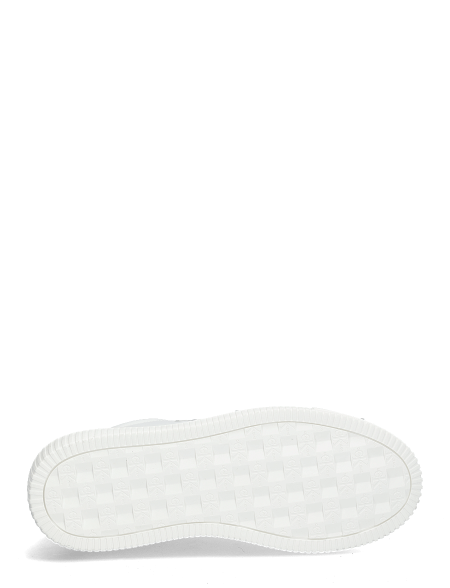 Calvin Klein - CHUNKY CUPSOLE MONO LTH - låga sneakers - bright white black - 4