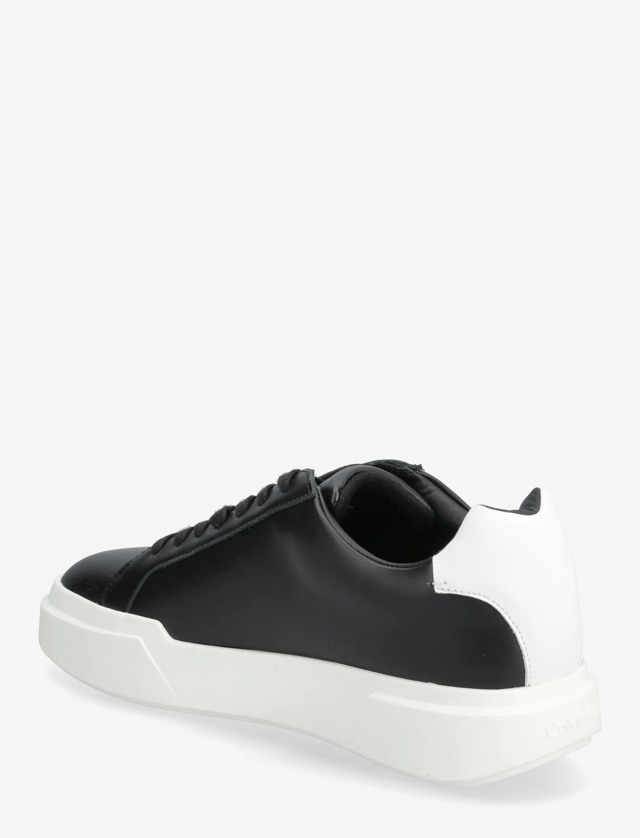 Calvin Klein - CHUNKY CUPSOLE LACEUP LTH - sneakers - black/bright white - 2