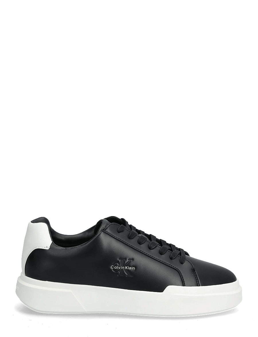 Calvin Klein - CHUNKY CUPSOLE LACEUP LTH - lave sneakers - black white black - 1
