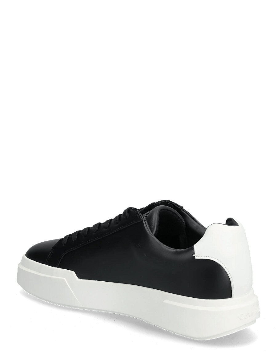 Calvin Klein - CHUNKY CUPSOLE LACEUP LTH - lave sneakers - black white black - 2
