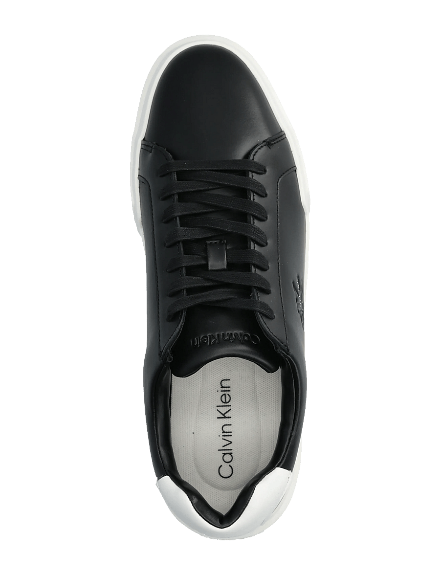 Calvin Klein - CHUNKY CUPSOLE LACEUP LTH - lave sneakers - black white black - 3