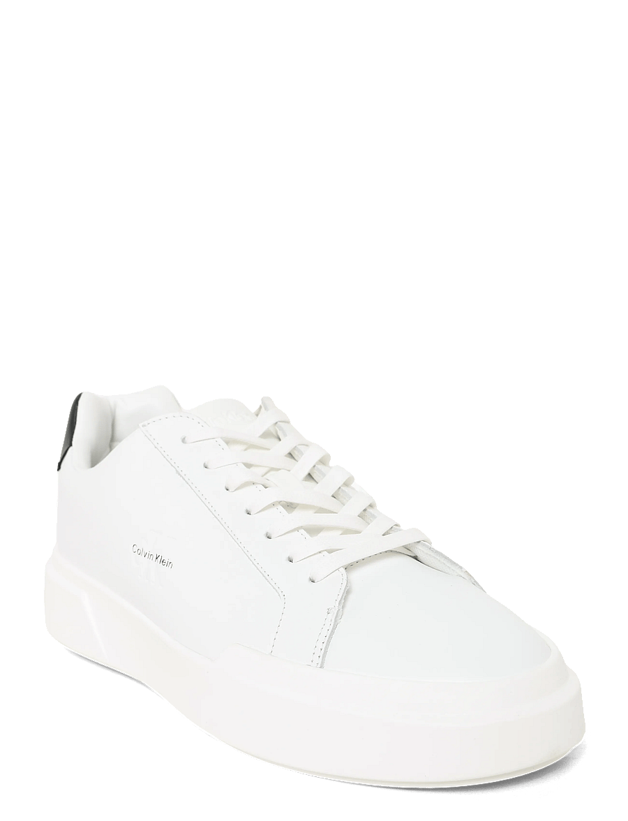 Calvin Klein - CHUNKY CUPSOLE LACEUP LTH - lave sneakers - bright white black - 0