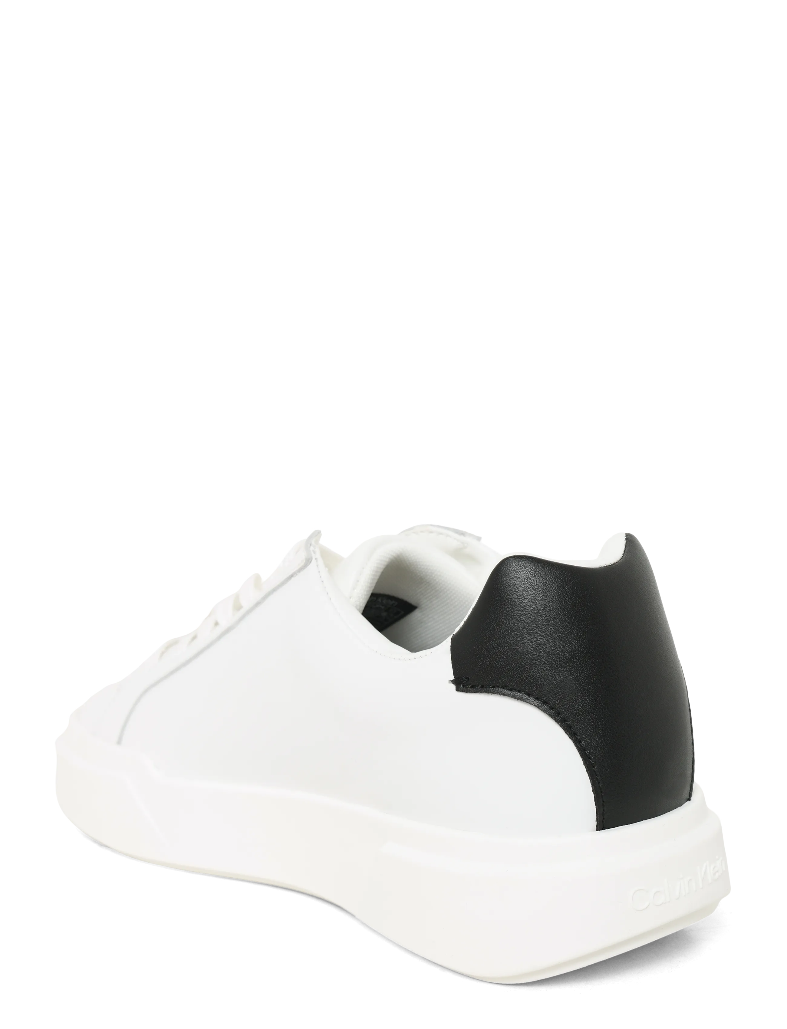 Calvin Klein - CHUNKY CUPSOLE LACEUP LTH - lave sneakers - bright white black - 1