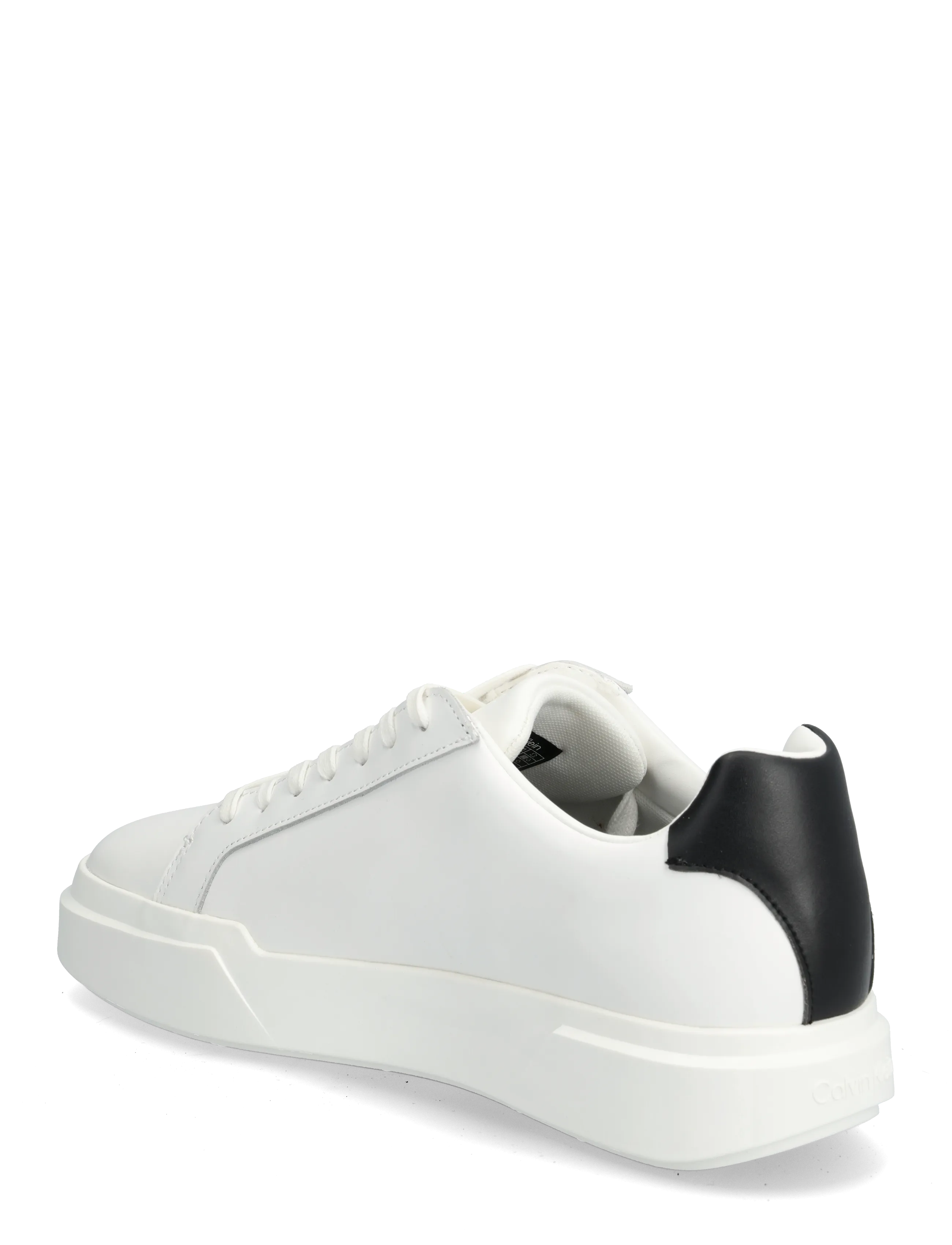 Calvin Klein - CHUNKY CUPSOLE LACEUP LTH - lave sneakers - white black white - 2
