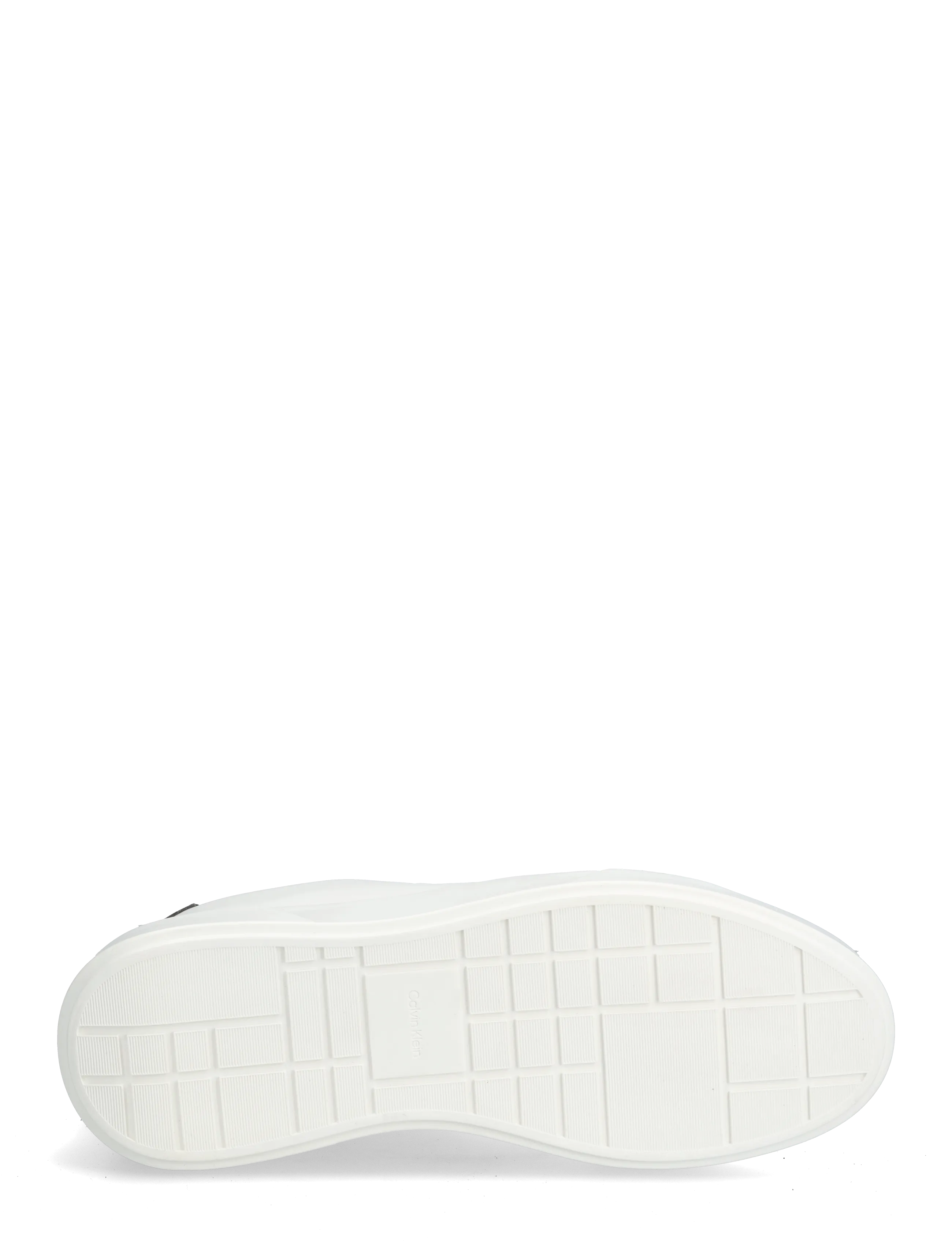 Calvin Klein - CHUNKY CUPSOLE LACEUP LTH - lave sneakers - white black white - 4