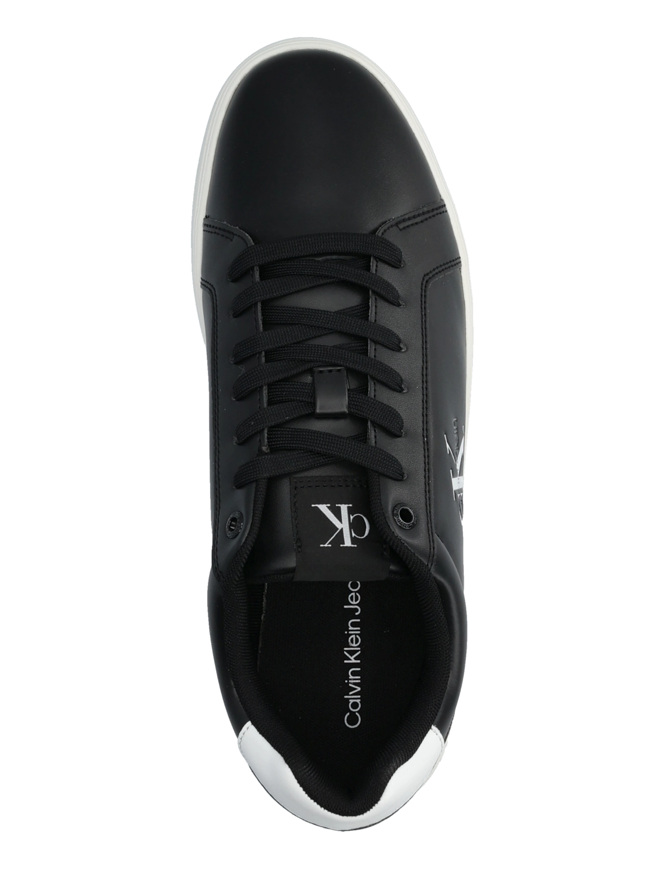 Calvin Klein - CLASSIC CUPSOLE MONO LTH - sneakers - black bright white white - 3