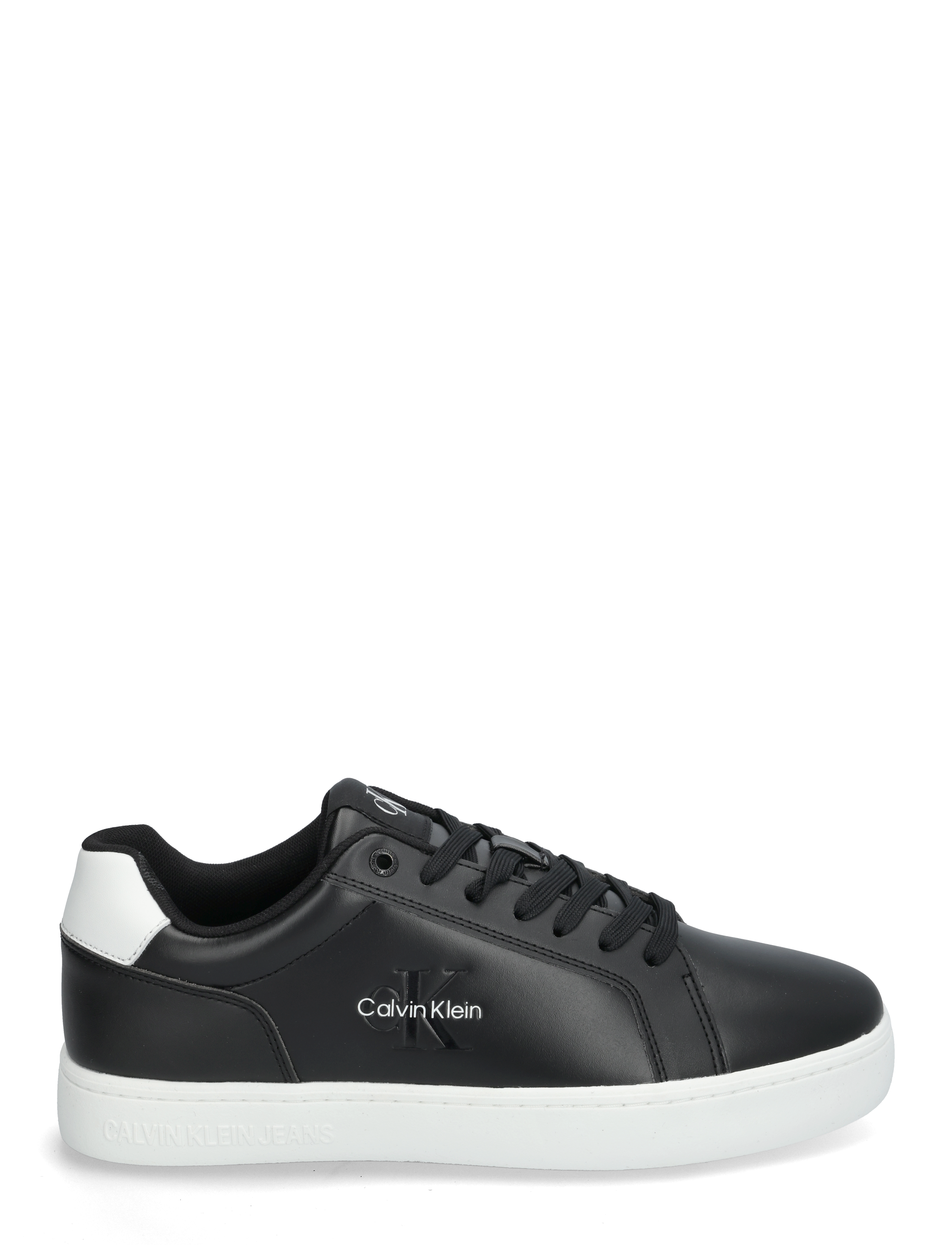 Calvin Klein - CLASSIC CUPSOLE MONO LTH - lave sneakers - black bright white - 1