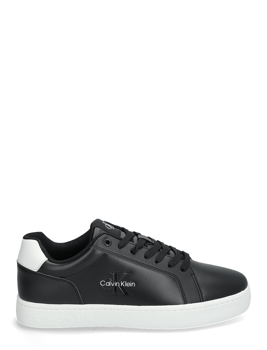 Calvin Klein - CLASSIC CUPSOLE MONO LTH - lave sneakers - black bright white - 1