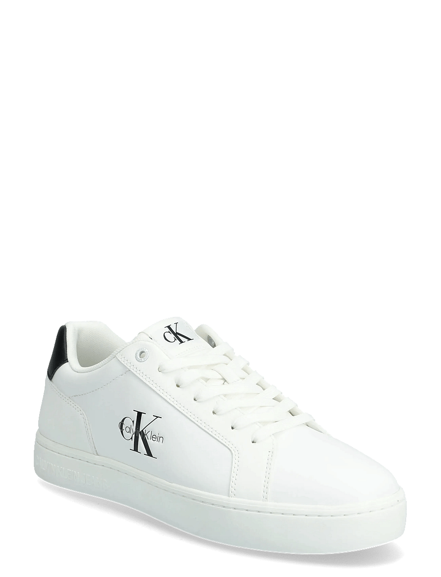 Calvin Klein - CLASSIC CUPSOLE MONO LTH - low-top sneaker - bright white black - 0