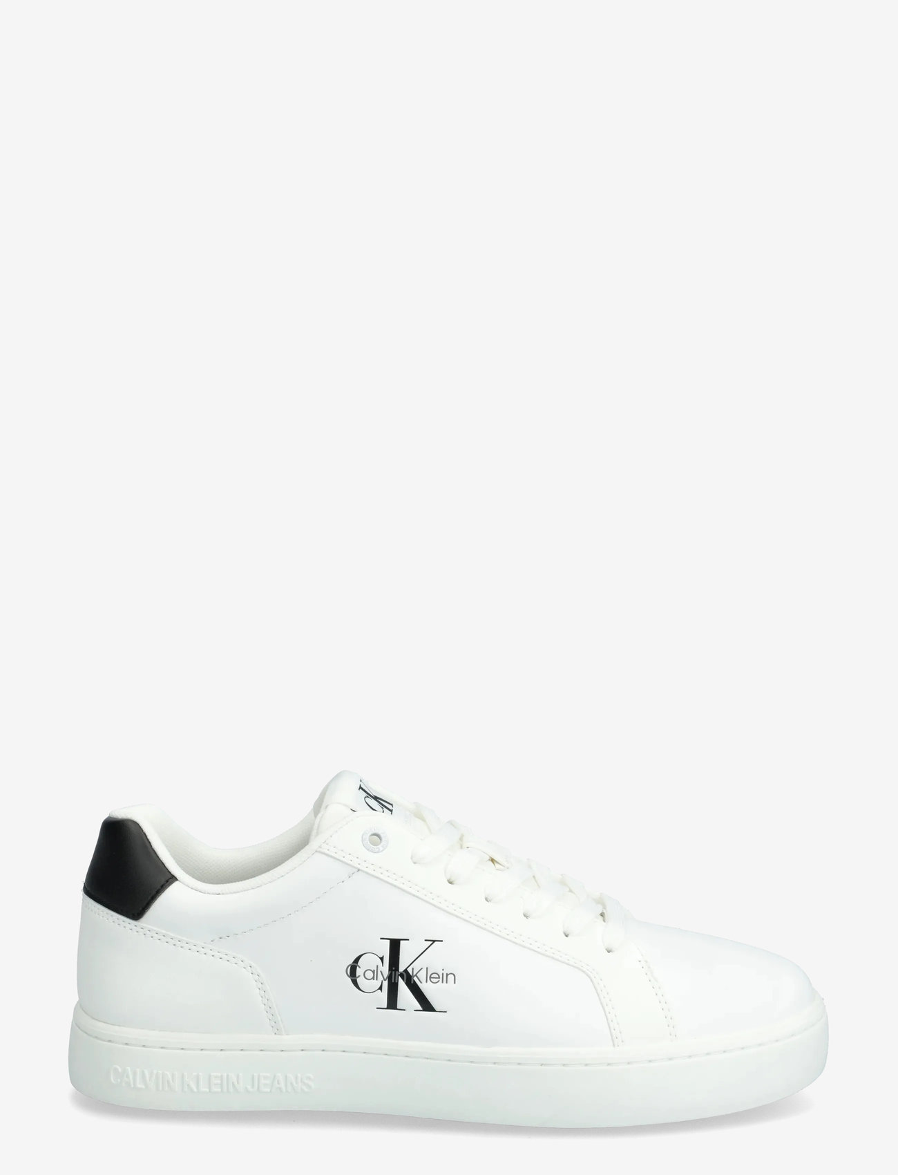 Calvin Klein - CLASSIC CUPSOLE MONO LTH - sneakersy niskie - bright white black - 1
