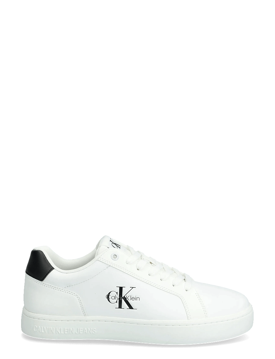 Calvin Klein - CLASSIC CUPSOLE MONO LTH - low-top sneaker - bright white black - 1