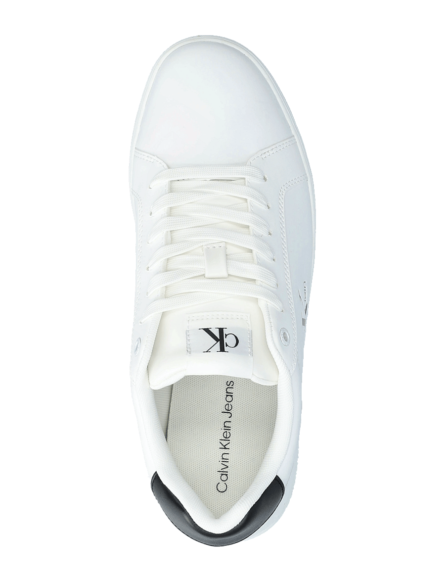 Calvin Klein - CLASSIC CUPSOLE MONO LTH - low-top sneaker - bright white black - 3