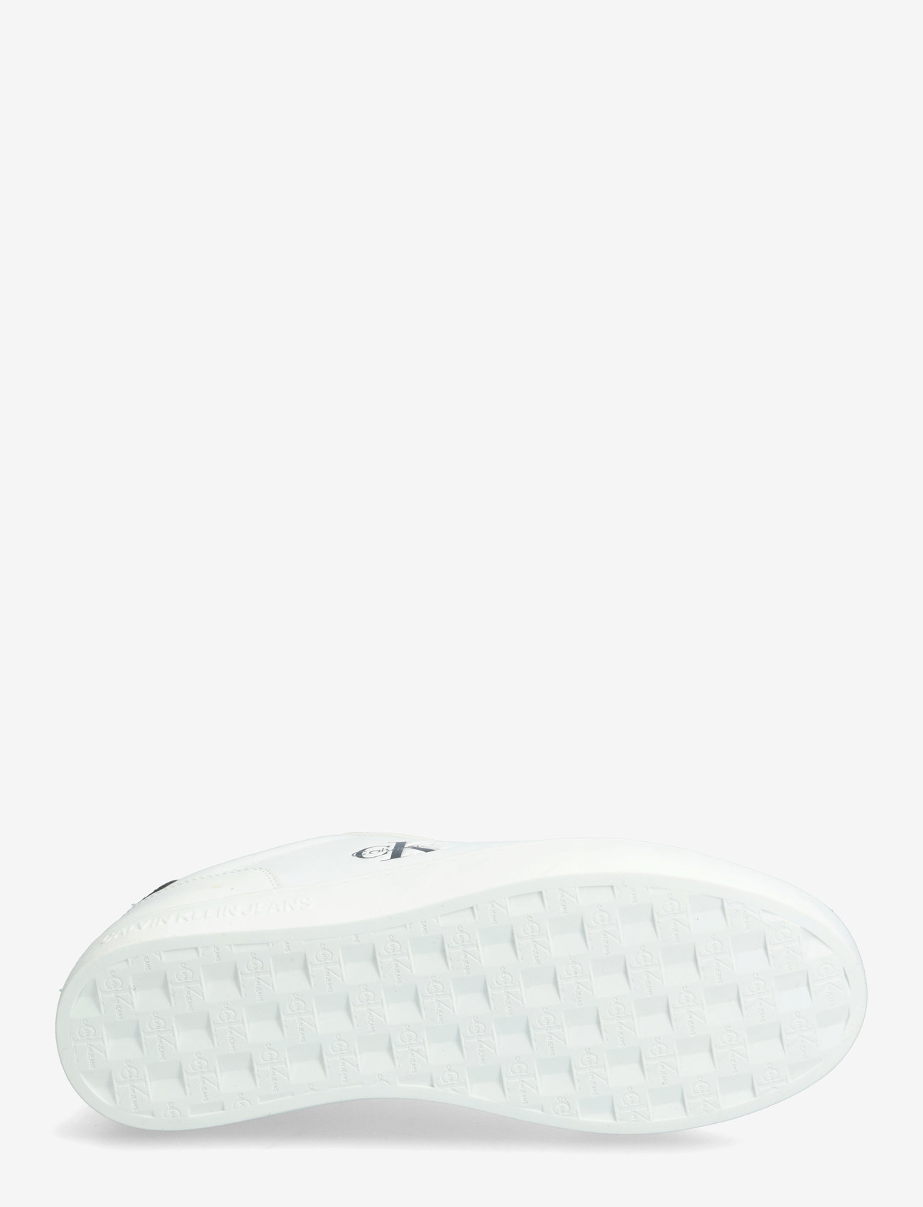 Calvin Klein - CLASSIC CUPSOLE MONO LTH - sneakersy niskie - bright white black - 4