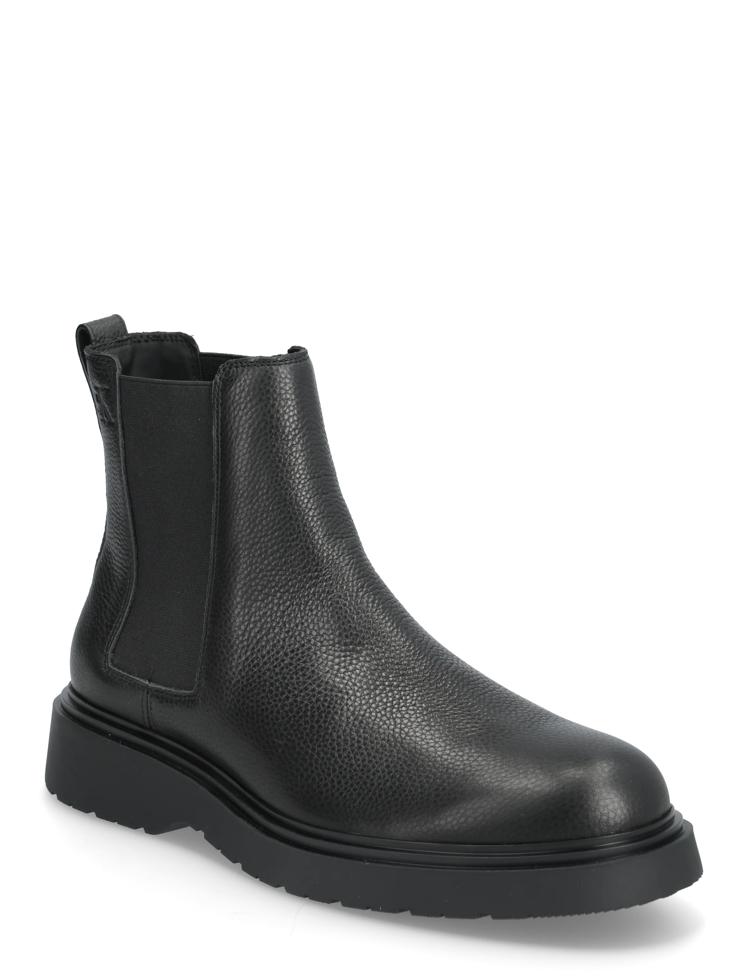 Calvin Klein Combat Ess Chelsea Boot Lth, 44 x 44, Boots, Schwarz - Männerswear