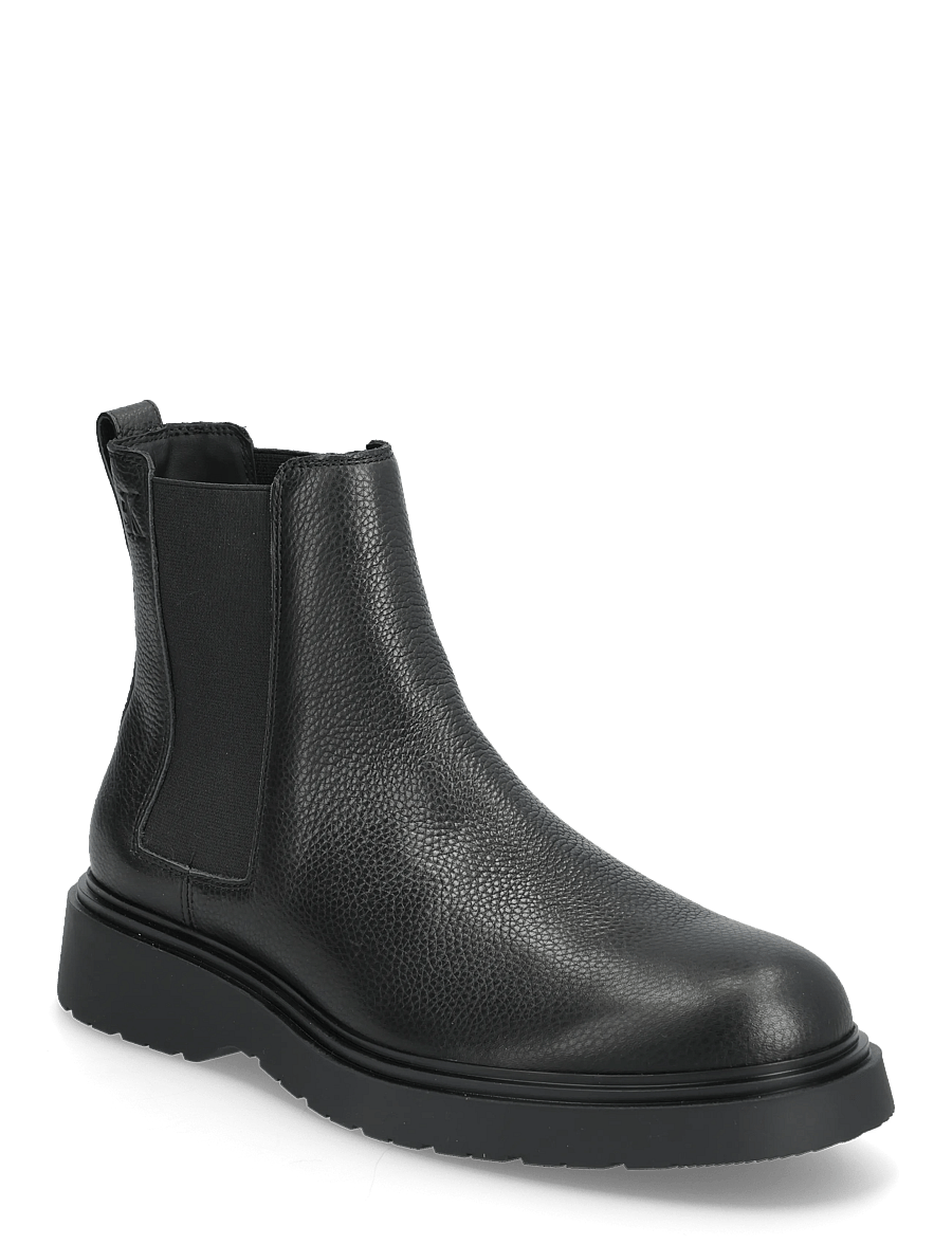 Calvin Klein - COMBAT ESS CHELSEA BOOT LTH - chelsea boots - triple black - 0
