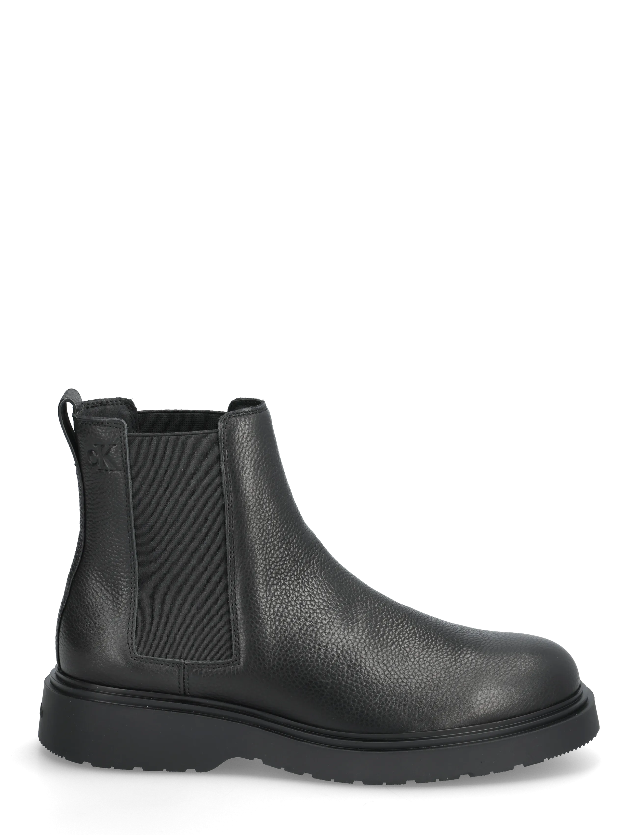 Calvin Klein - COMBAT ESS CHELSEA BOOT LTH - chelsea-stígvél - triple black - 1