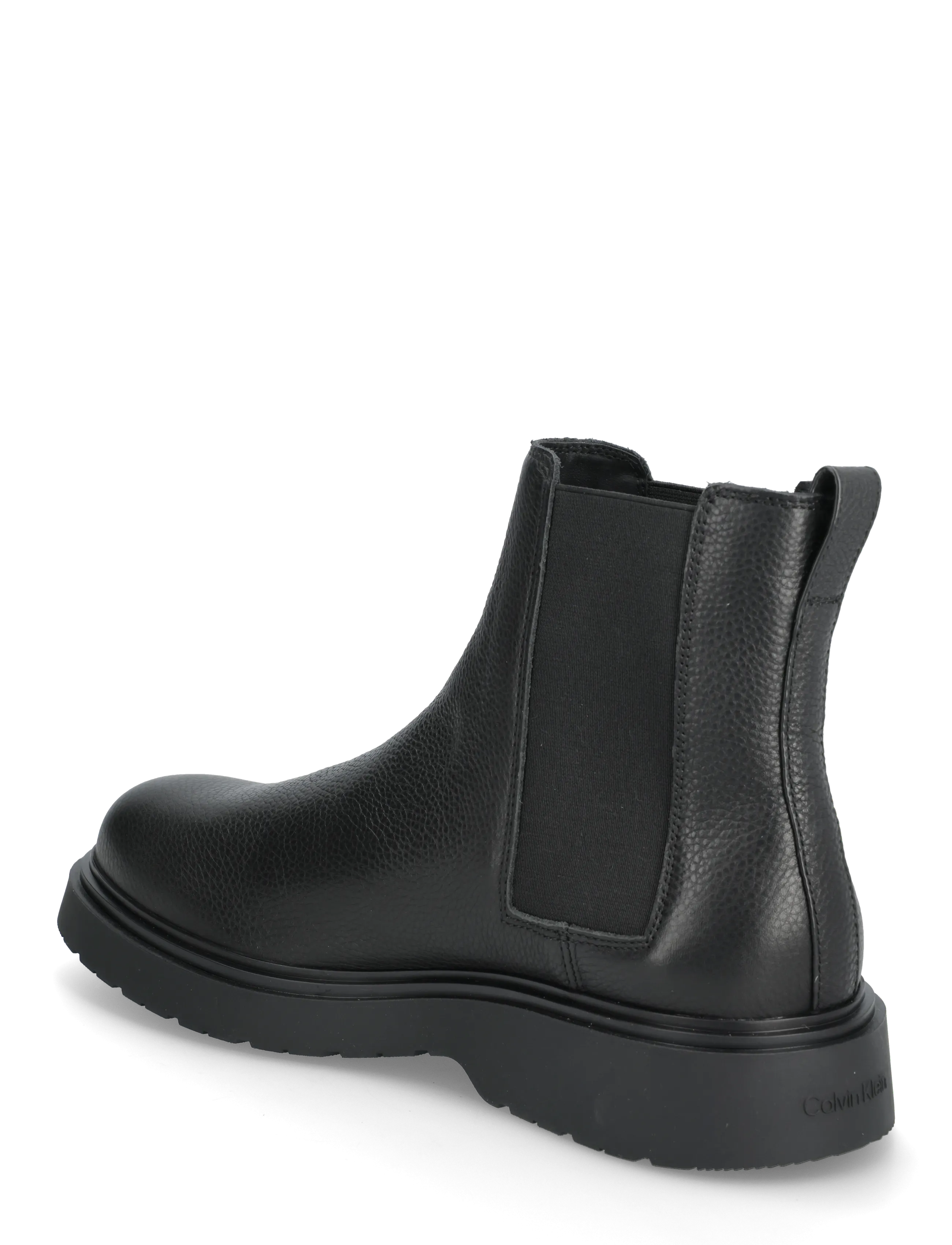 Calvin Klein - COMBAT ESS CHELSEA BOOT LTH - chelsea-stígvél - triple black - 2