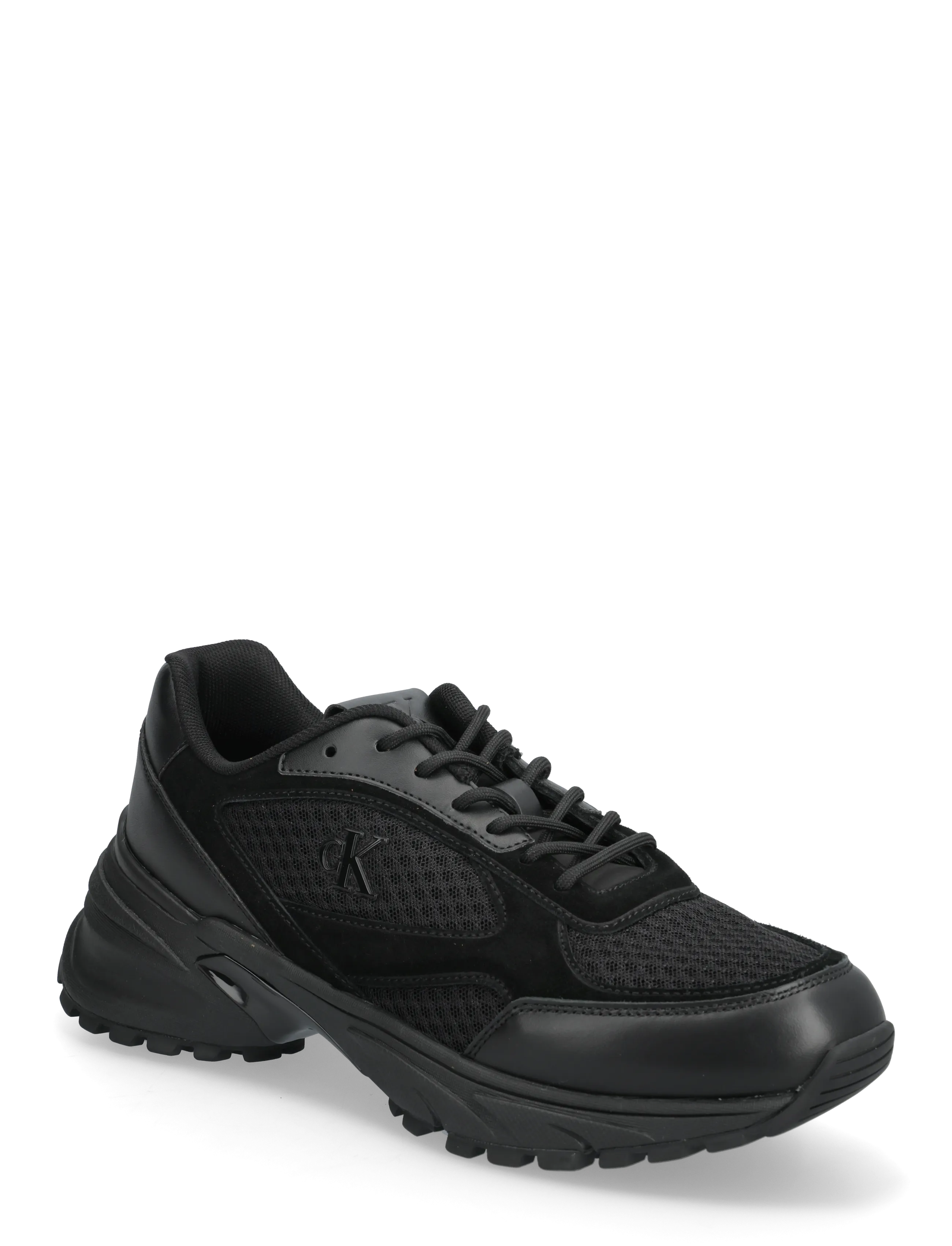 Calvin Klein HIKE RUNNER MESH MIX - Sneakers - TRIPLE BLACK / black