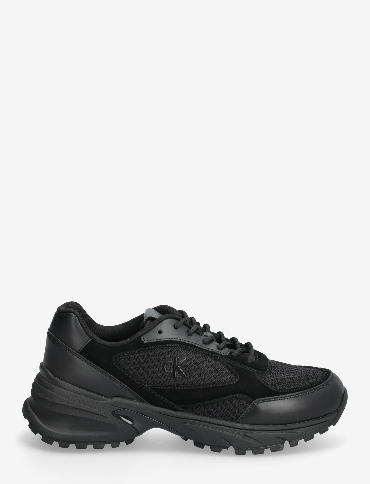 Calvin Klein - HIKE RUNNER MESH MIX - låga sneakers - triple black - 1