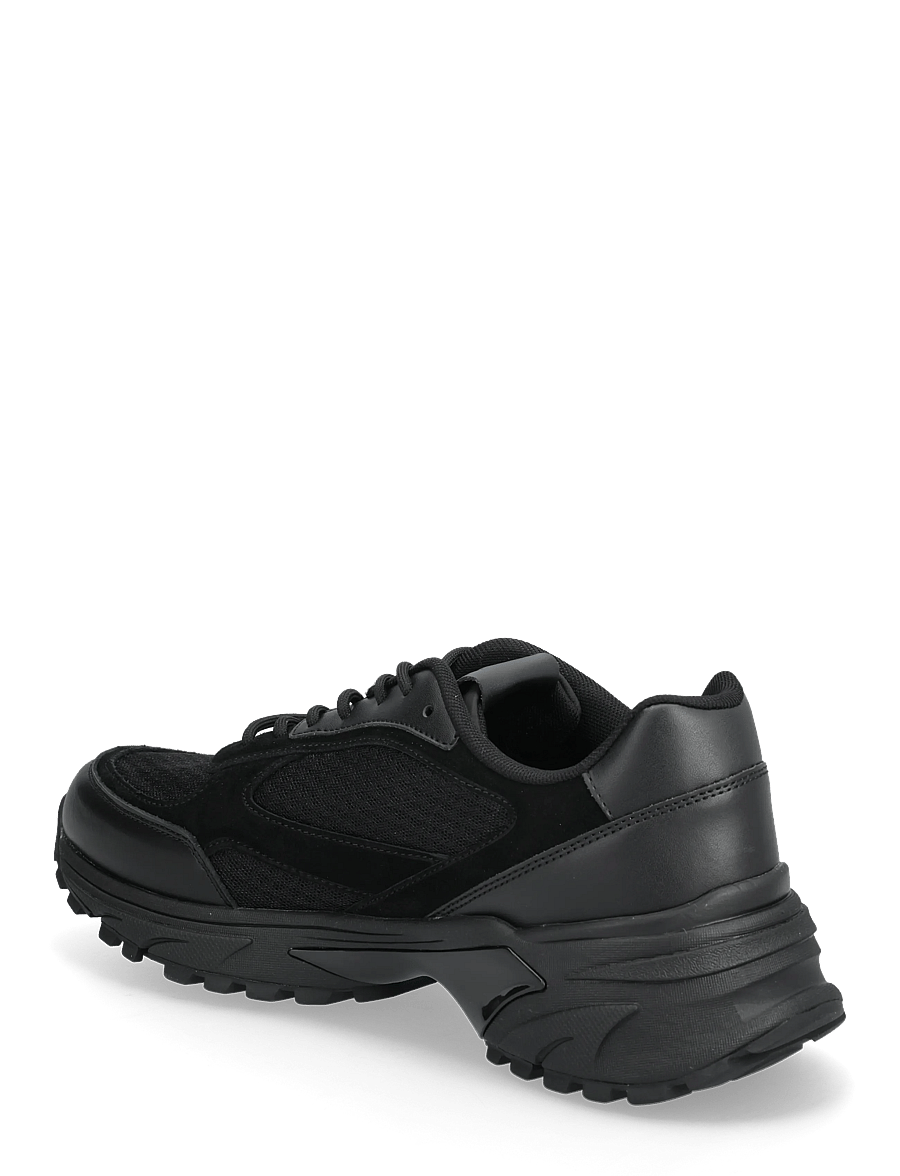 Calvin Klein - HIKE RUNNER MESH MIX - baskets basses - triple black - 2