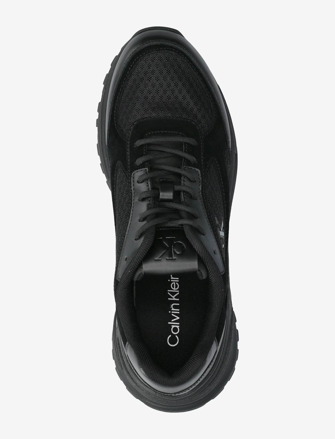 Calvin Klein - HIKE RUNNER MESH MIX - låga sneakers - triple black - 3